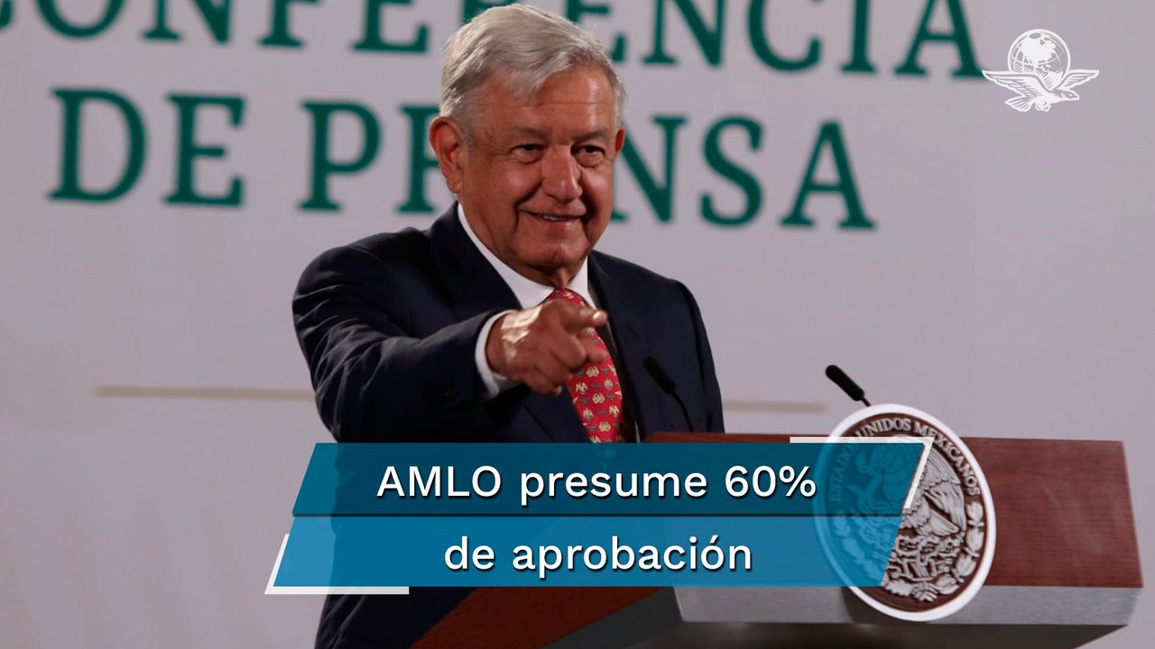 ”Con amor a nuestros adversarios”: AMLO presume una encuesta que indica altos niveles de aprobación
