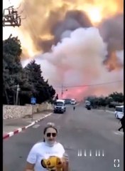 إسرائيل تحترق #الله اكبر الله اكبر اللهم انصر اخواننا في فلسطين