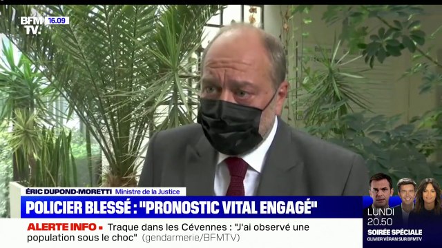 On ne peut pas exploiter ces drames à des fins purement politiciennes : Éric Dupond-Moretti réagit à l'agression du policier dans la Loire