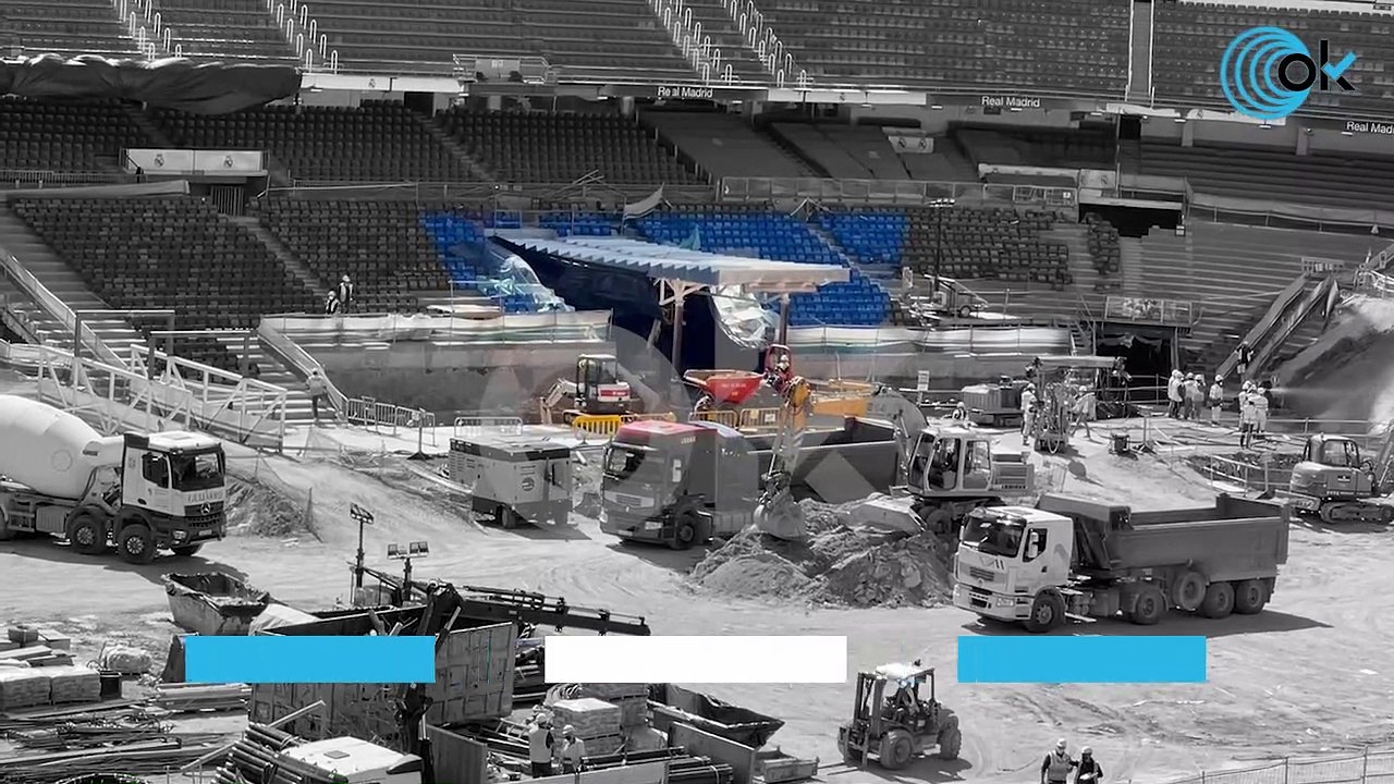 Así es la nueva grada abatible del Bernabéu