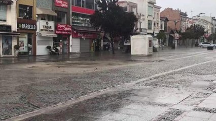 Dolu ve sağanak etkili oldu