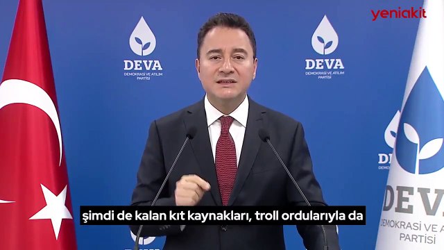 DEVA Partisi Genel Başkanı Ali Babacan, 'ihanet' itirafının ardından iyice köşeye sıkıştı!
