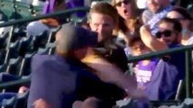 Padres Fan Walks Up, Knocks Rockies Fan Out Cold & Unconscious With One Punch During Game