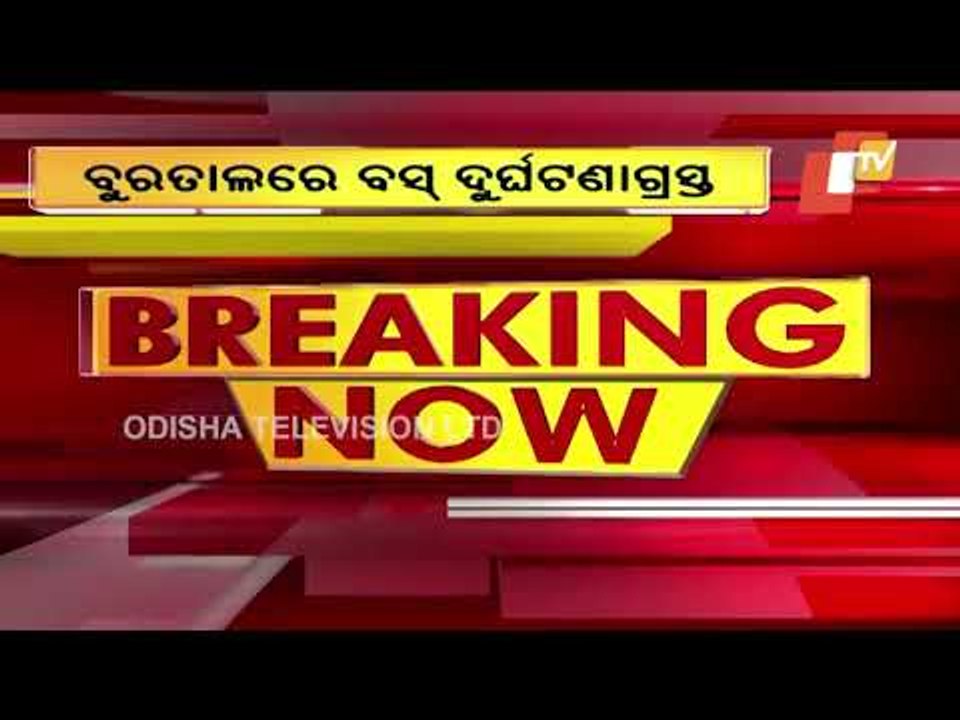 Bus Falls Into Gorge In Ganjam, Helper Critically Injured