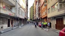 Şişli Esentepe Mahallesi Kardeşler Caddesi üzerinde bulunan 6 katlı bina çökme tehlikesi nedeniyle boşaltıldı.