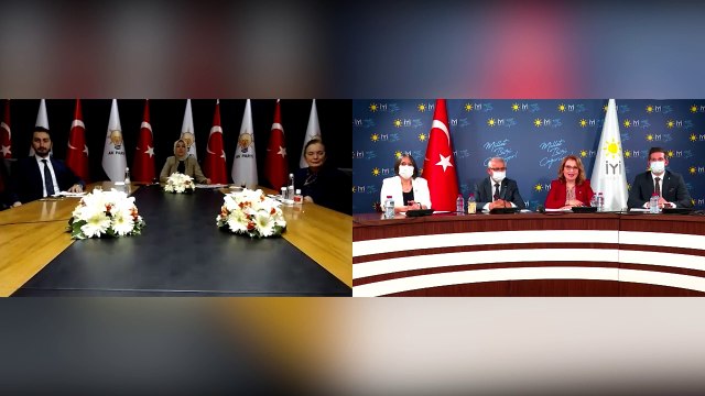 Siyasi partiler video konferans ile bayramlaştı