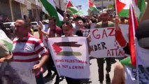 İsrail, Batı Şeria'da Gazze'ye saldırılarına yönelik protesto sırasında 9 Filistinliyi yaraladı