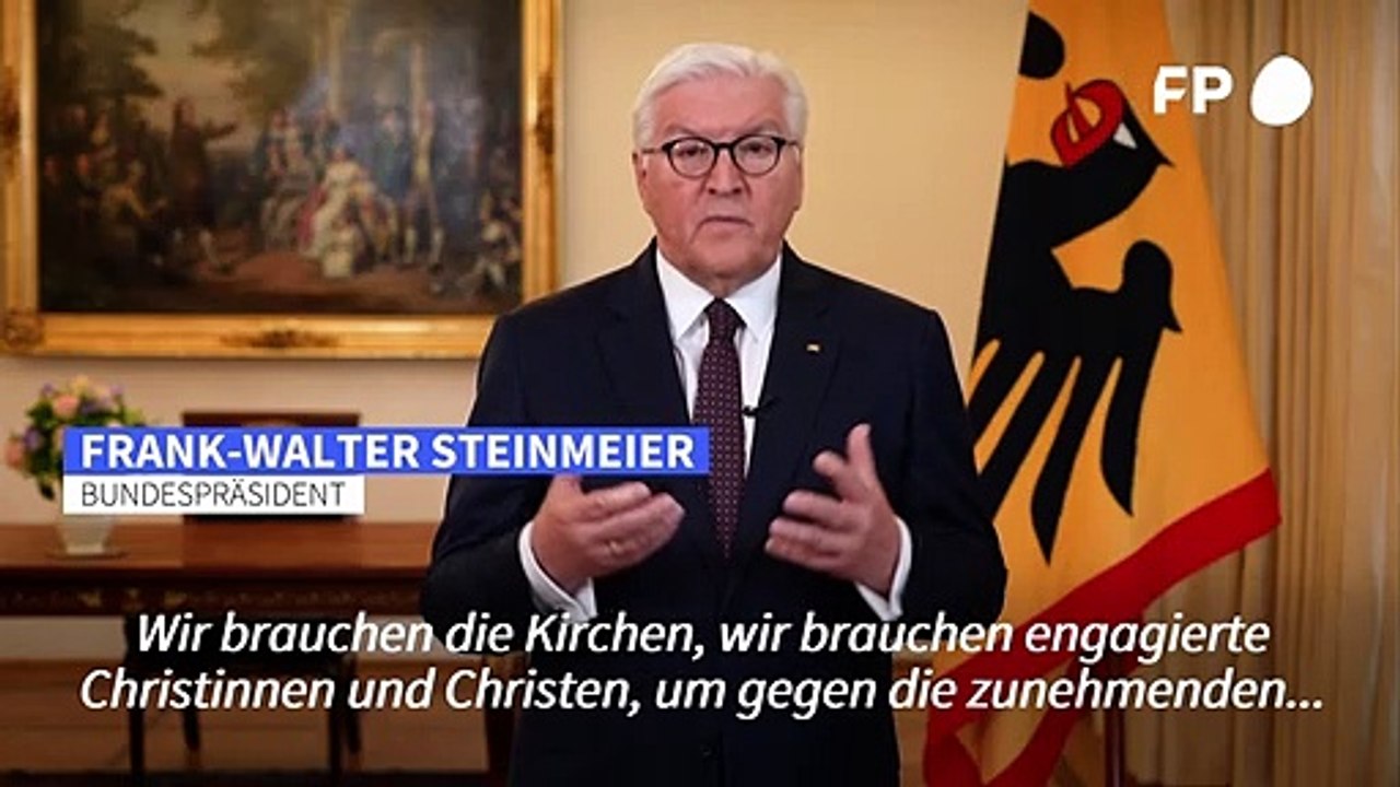 Steinmeier: Christen müssen gegen Spaltung der Gesellschaft angehen