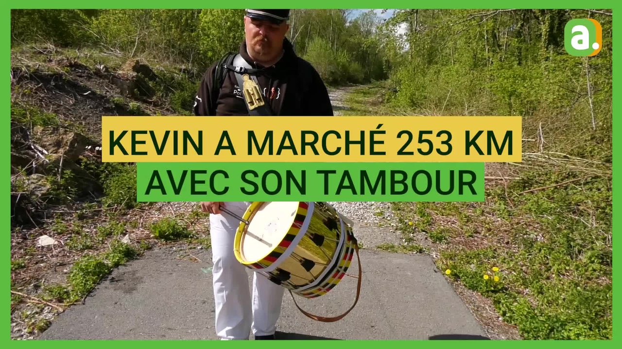 Kevin, le marcheur de l'Entre-Sambre-et-Meuse, a réussi son pari fou