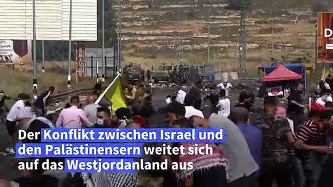 Heftige zusammenstöße im westjordanland