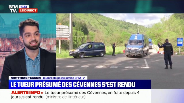 Le tueur présumé des Cévennes, en fuite depuis 4 jours, s’est rendu aux autorités