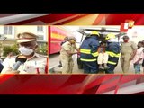 Fire Dept & Railway Officials Conduct Mock Drill At Bhubaneswar Railway Station