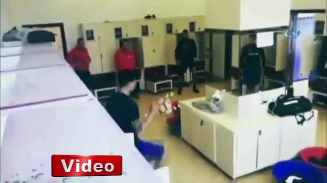Trabzonspor’un soyunma odasında futbol şovu