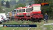 Čiernohronská železnica:  Električky -  príchod (roleta)