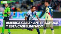 Pachuca derrota al América en el Hidalgo y pone un pie en semifinales