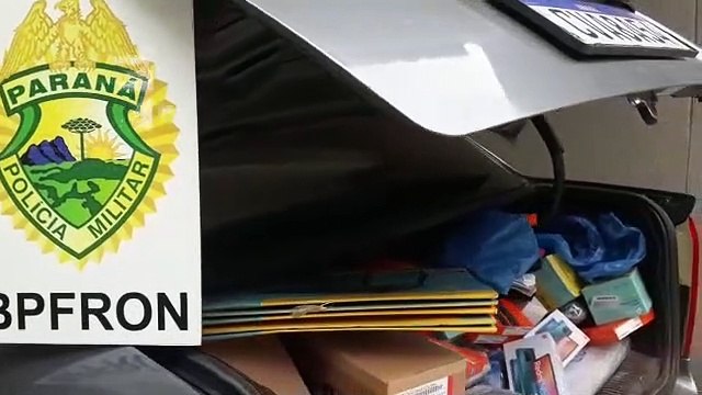 Dois homens são presos com eletrônicos e cigarros contrabandeados, em Umuarama