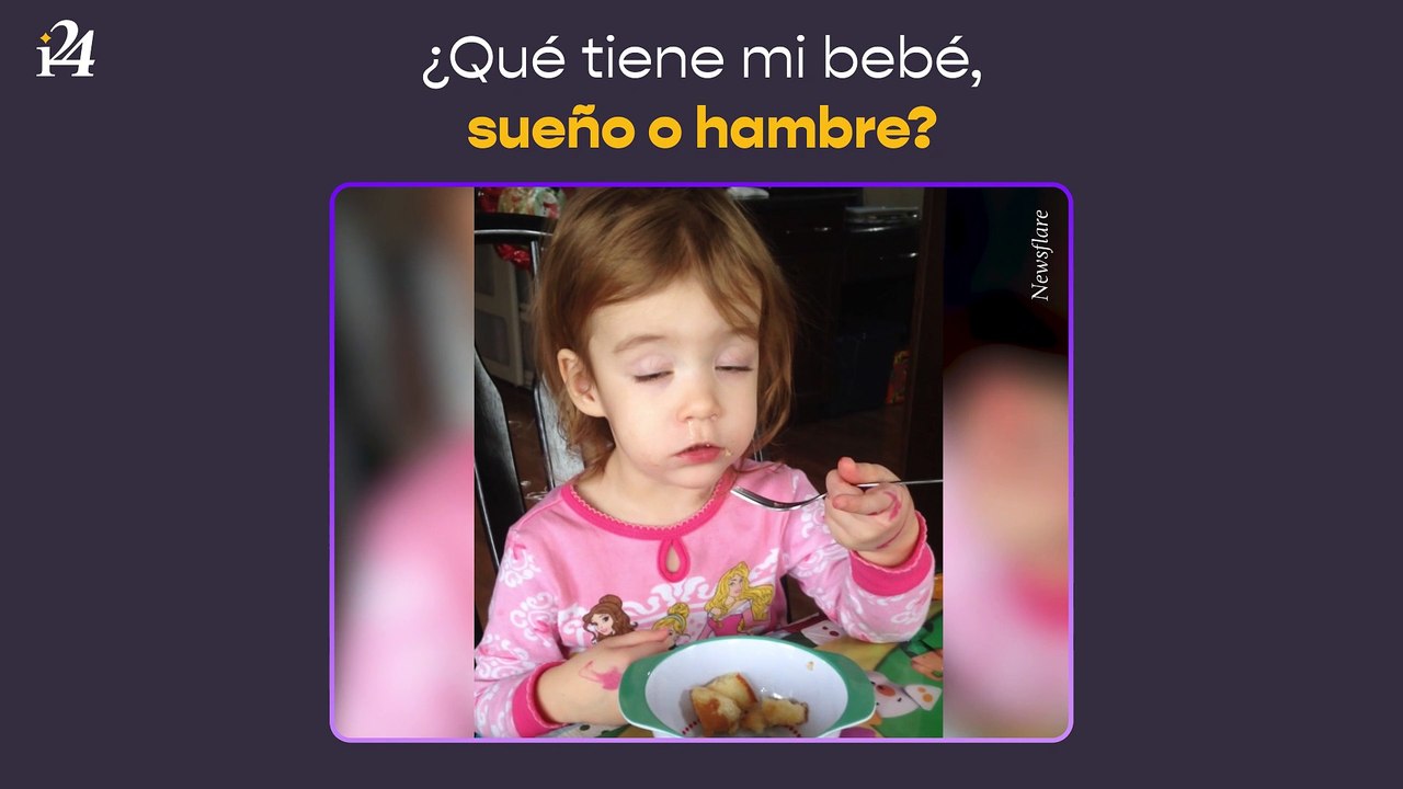 ¿Qué tiene mi bebé, sueño o hambre?