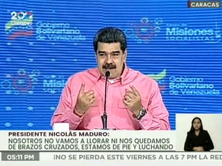 Pdte. Maduro: Vamos a recuperar el estado de bienestar social que se formó entre 2004 y 2014
