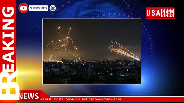 Iron Dome at work: Dramatic photo shows Israel's defense against Hamas rockets