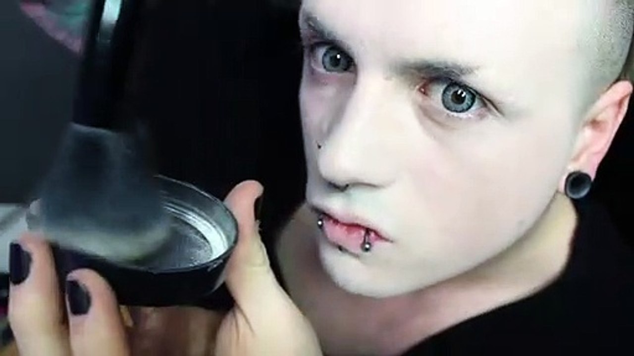 Basic Goth Makeup For Guys
