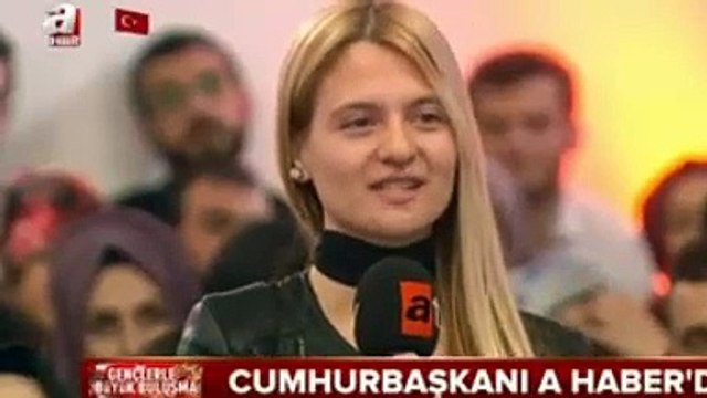 İşte Cumhurbaşkanı Erdoğan'ı gülümseten soru!