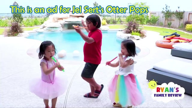 Otter Pops Summer Party! Ryan'S Fun Family Challenge!