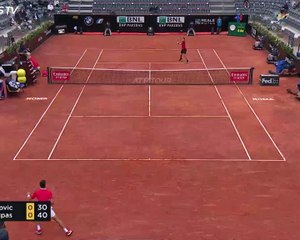 Rain arrives at right time for Djokovic in Rome