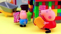 Lego House Peppa Pig Tv Toys Stop Motion Animation In English