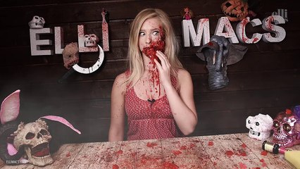 Halloween Gory Face Makeup Tutorial