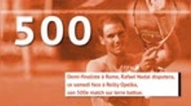 Rome - Nadal, 500 matches sur terre battue