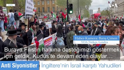 Filistin Eylemcilerine İsrail Karşıtı Yahudilerden Destek