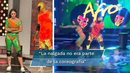 Tinieblas Jr. se disculpa, dice que por la adrenalina nalgueó en vivo a Macky