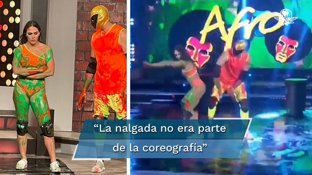 Tinieblas Jr. se disculpa, dice que por la adrenalina nalgueó en vivo a Macky
