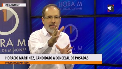 Horacio Martínez, candidato a concejal de Posadas