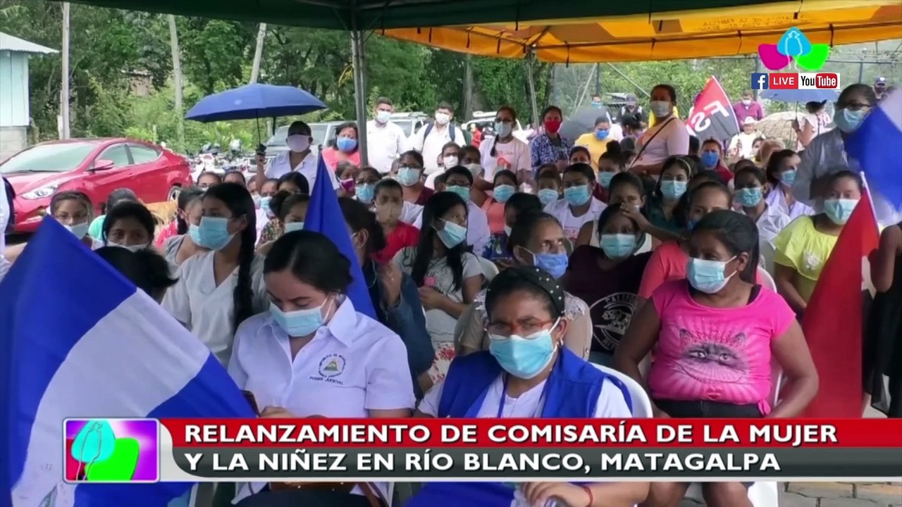 Relanzamiento de la Comisaría de la Mujer y la Niñez en Río Blanco, Matagalpa