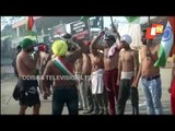 Farmers Hold Shirtless Protest At Tikri Border In Delhi Against New Farm Laws