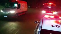 Colisão entre carro e moto no Bairro Interlagos deixa jovem gravemente ferido