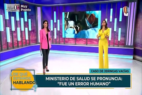 Colegio de Enfermeros rechaza expresiones de Sagasti sobre caso jeringas vacías