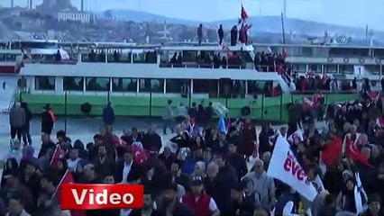 Vatandaşlar Yenikapı'ya akın etti!