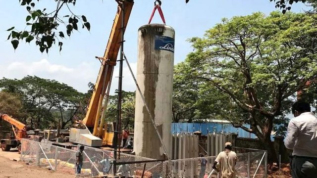 AajTak impact: Oxygen tank being installed at GMCH
