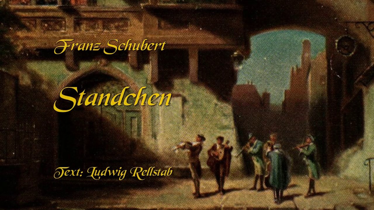 Franz Schubert. Serenade. Sings by Georgy Gachechiladze