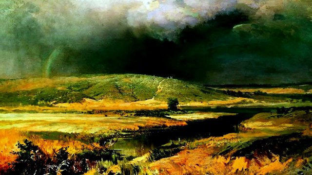 Петр Чайковский. «На нивы жёлтые» - Поет Георгий Гачечиладзе.