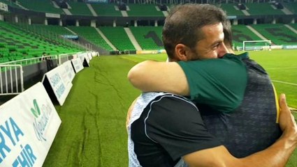 Antrenman sırasında baba olduğunu öğrendi, gözyaşlarına hakim olamadı