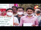 Bhubaneswar-Pharmacy Students Protest Demanding Govt Jobs
