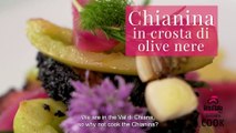 Giro d’Italia 2021 | Stage 12 | Chianina in crosta di olive nere   con pomodori verdi alle erbette