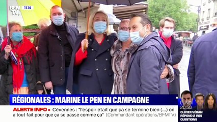 Marine Le Pen en campagne pour les Régionales - 15/05