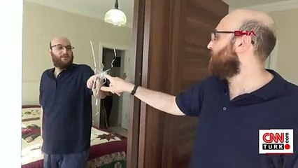 Maganda kurşunu camı kırıp gardıroba saplandı