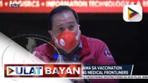 Philippine Red Cross, inirekomendang isama sa vaccination priority list ang pamilya ng medical frontliners