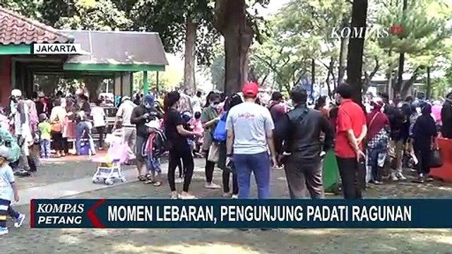 Momen Lebaran, Ribuan Pengunjung Padati Ragunan dan Ancol
