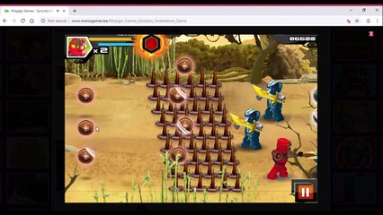 Ninjago  - Spinjitsu Snakedown Kai (Fire-Ninja) walkthrough